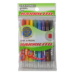 Crayones Girables Barrilito...